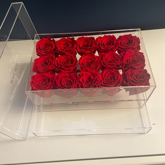 ROSE BOX NYC RED Roses Jewelry Box - Picture 1 of 2